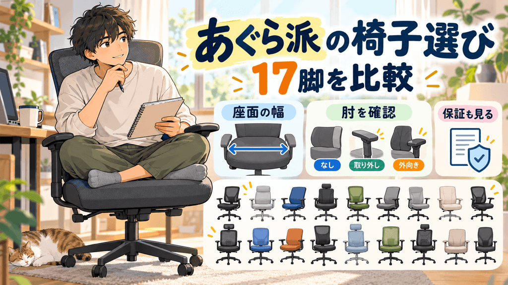 あぐら オフィスチェア