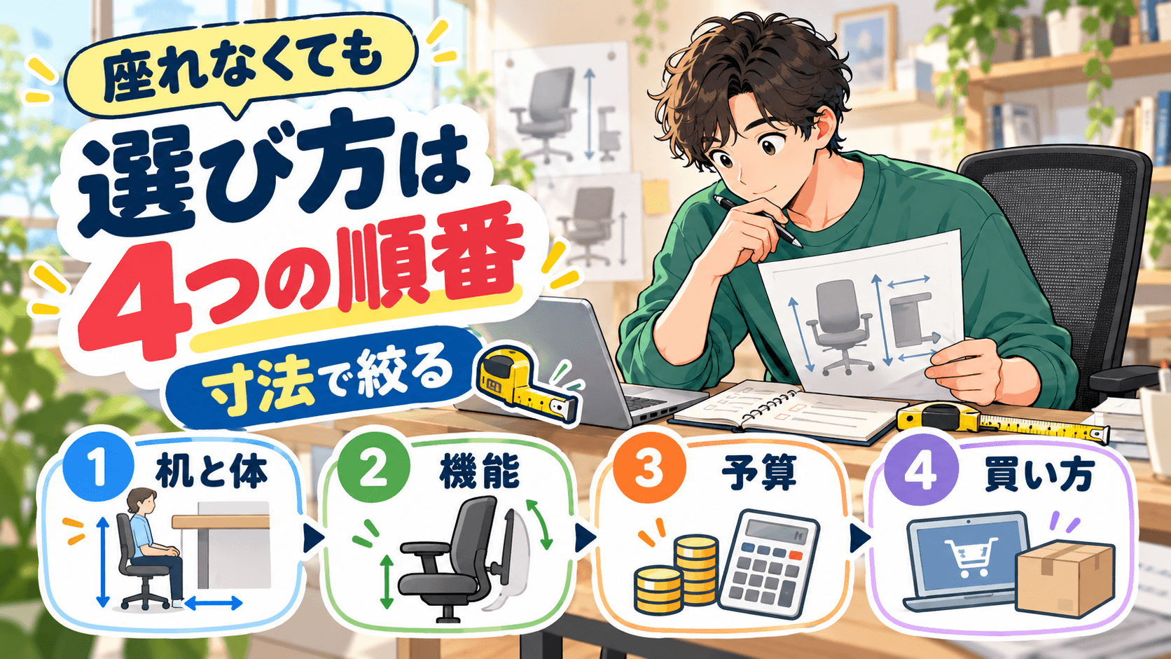 オフィスチェア 選び方